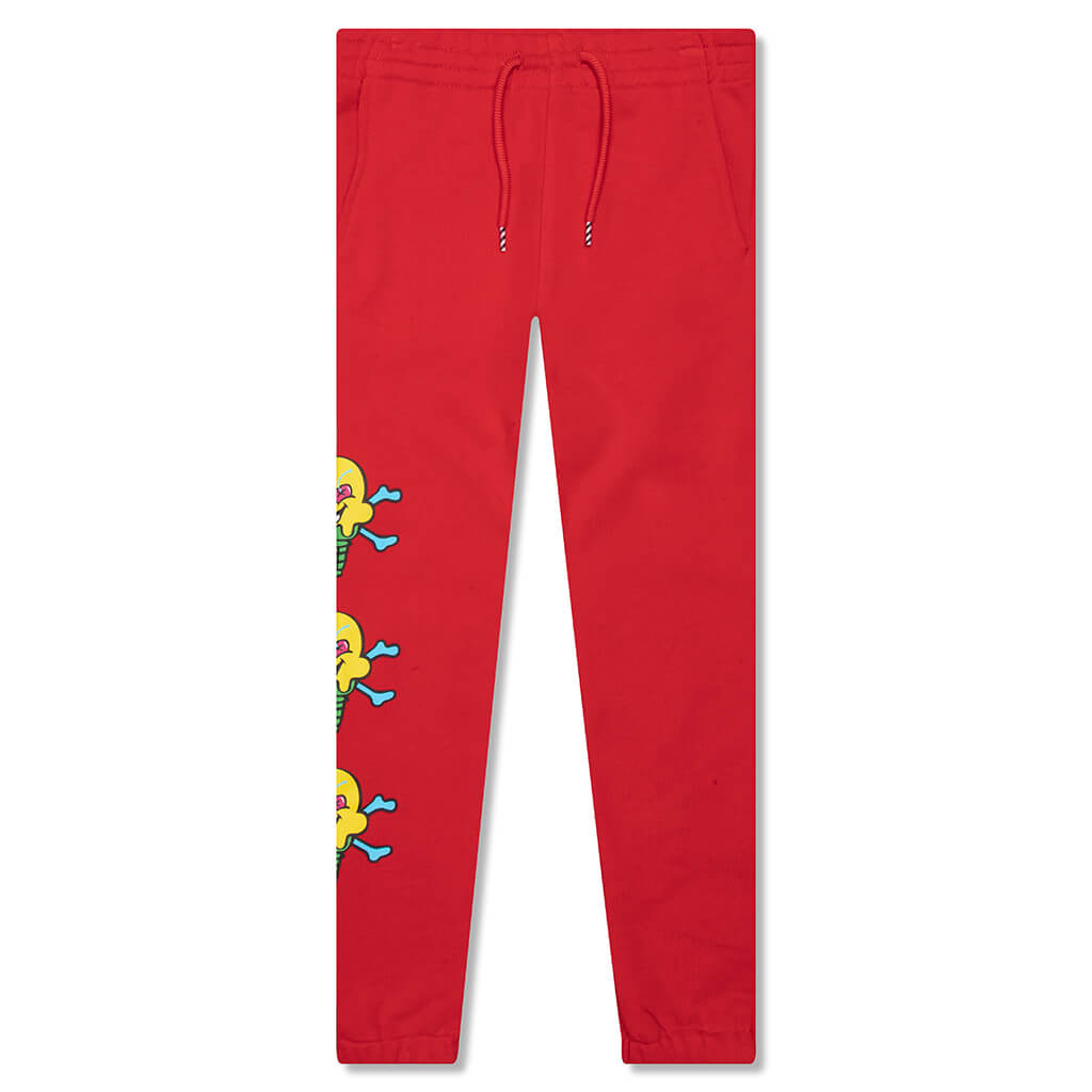 Kids Toffee Bar Sweatpant - Red