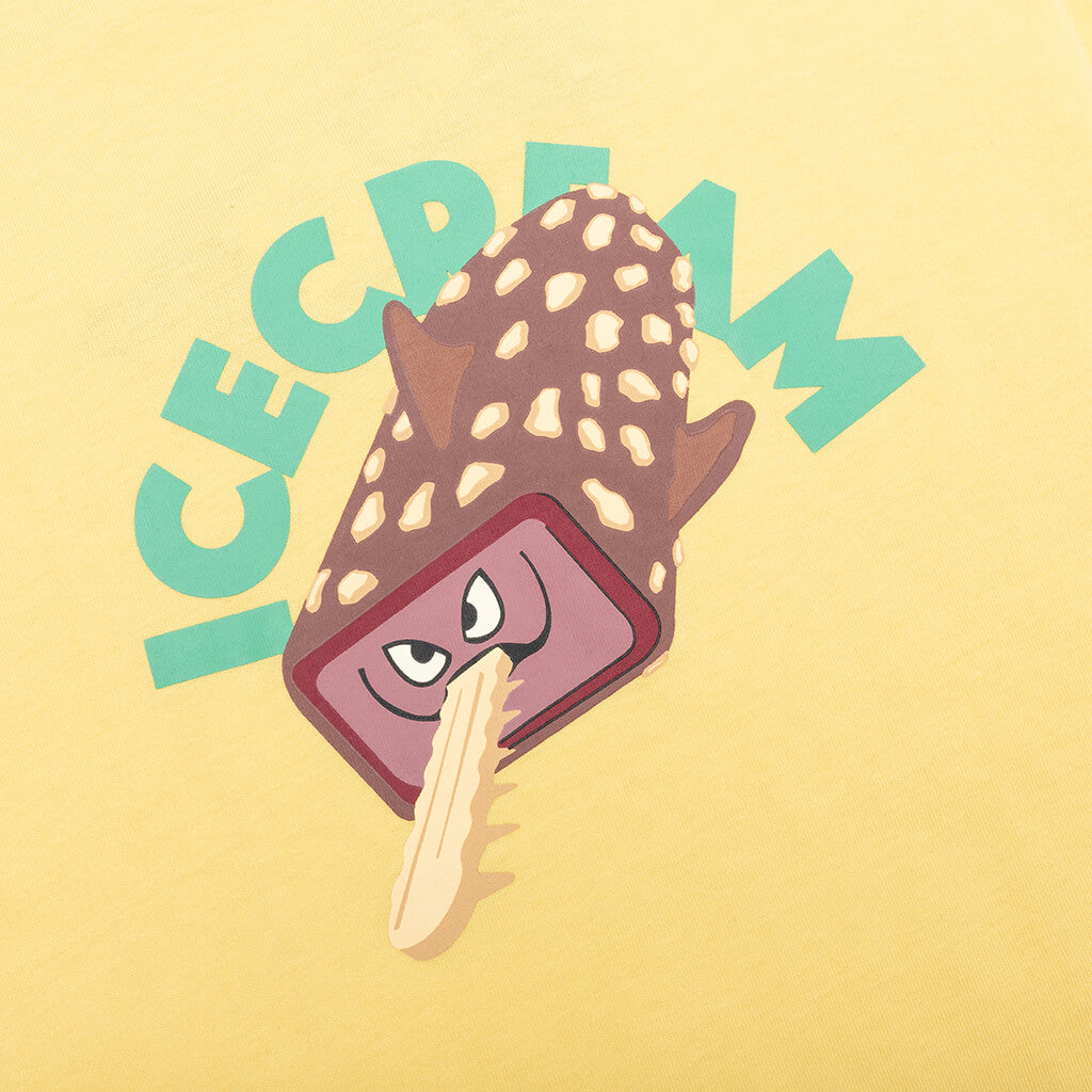Kids Almond Fudge S/S Tee - Lemon Drop