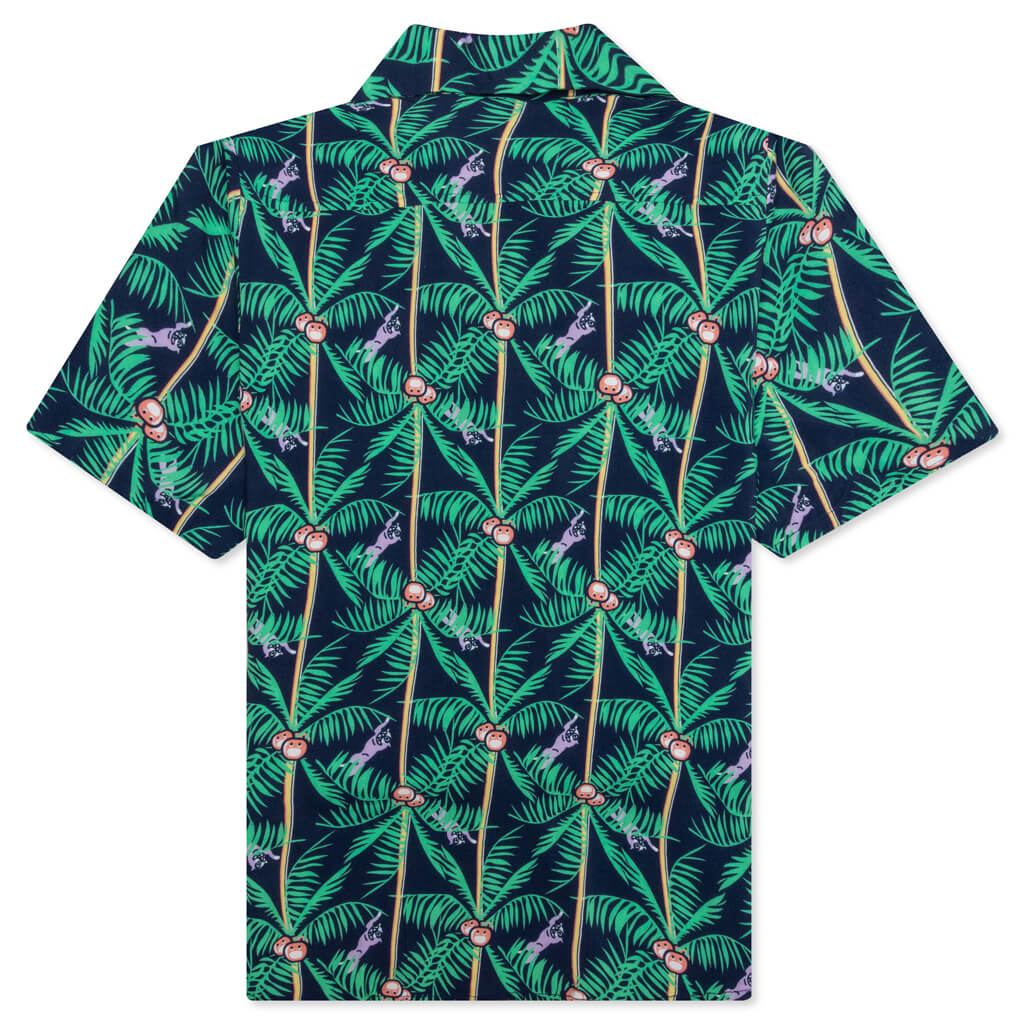 Kids Berries and Cream S/S Woven - Medieval Blue