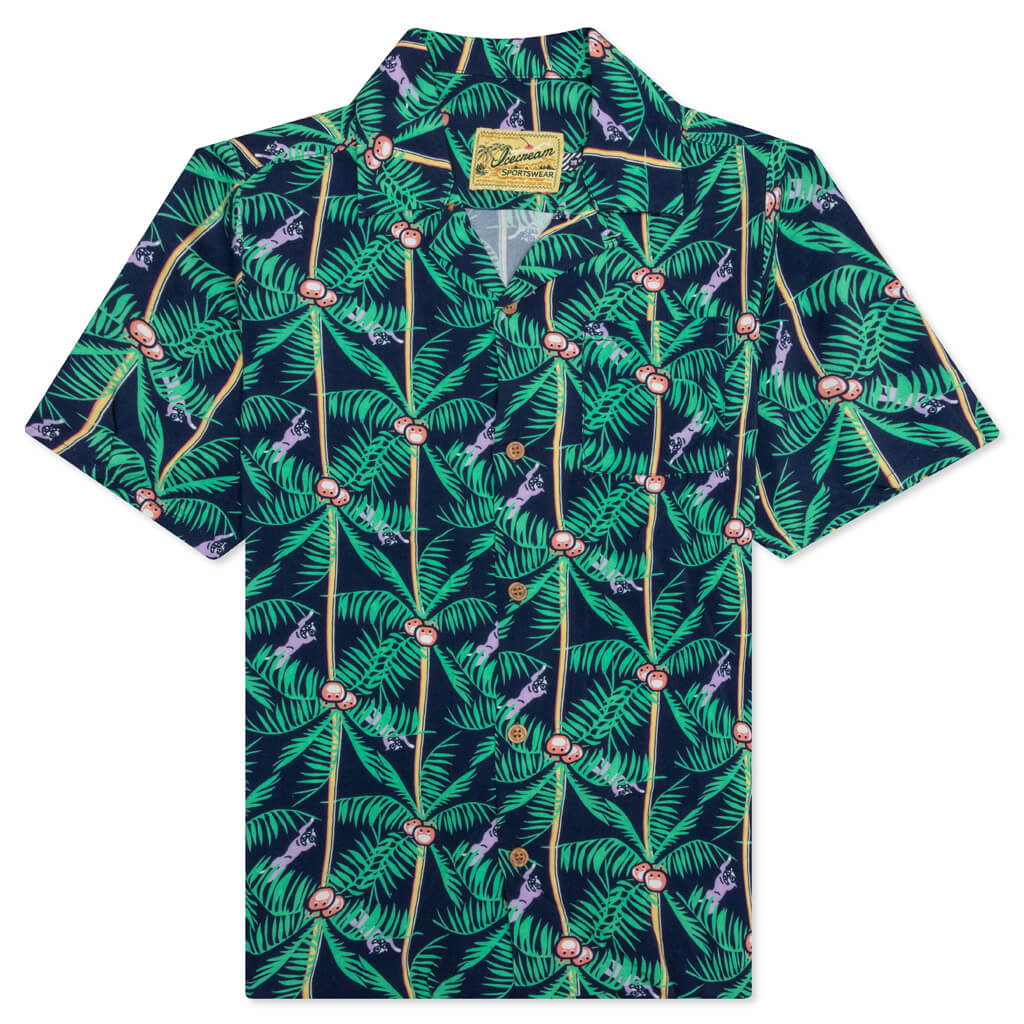 Kids Berries and Cream S/S Woven - Medieval Blue