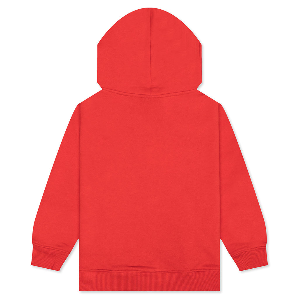 Kids Blocks Hoodie - Tomato