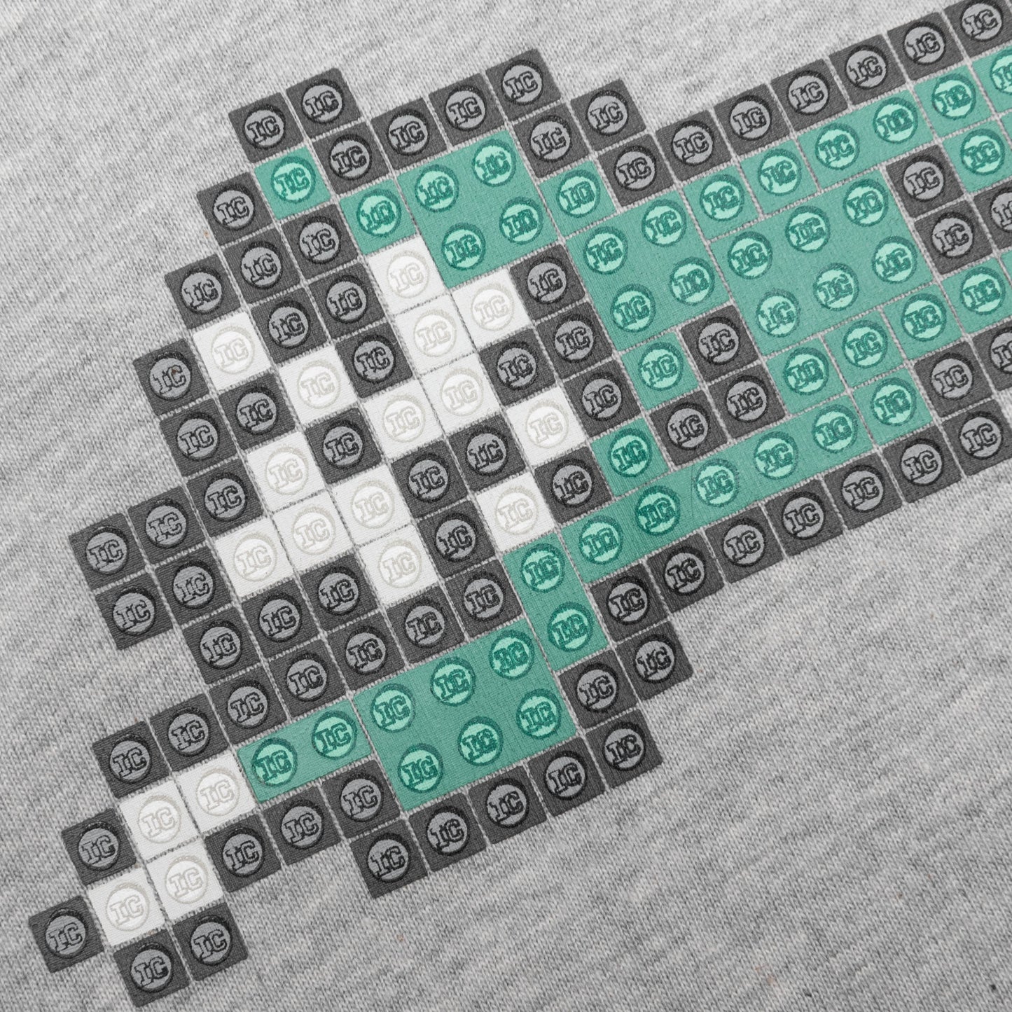 Kids Blocks S/S Tee - Heather Gray