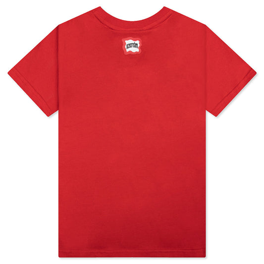 Kids Blocks S/S Tee - Tomato