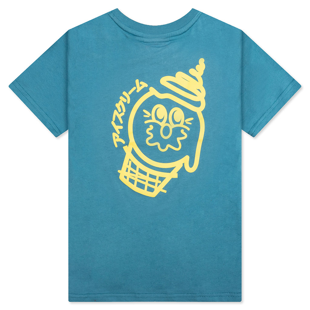 Kids Cake Cone S/S Tee - Storm Blue
