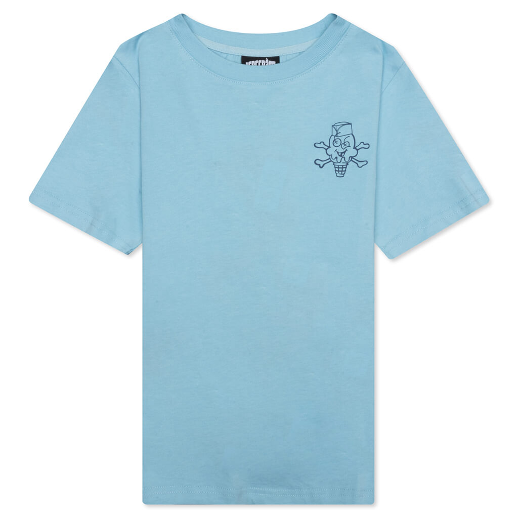 Kids Cones Shakes Sundaes S/S Tee - Sky Blue