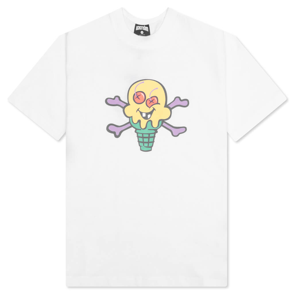 Kids Lemon Sorbet S/S Tee - White