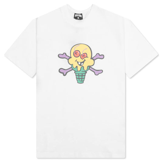 Kids Lemon Sorbet S/S Tee - White