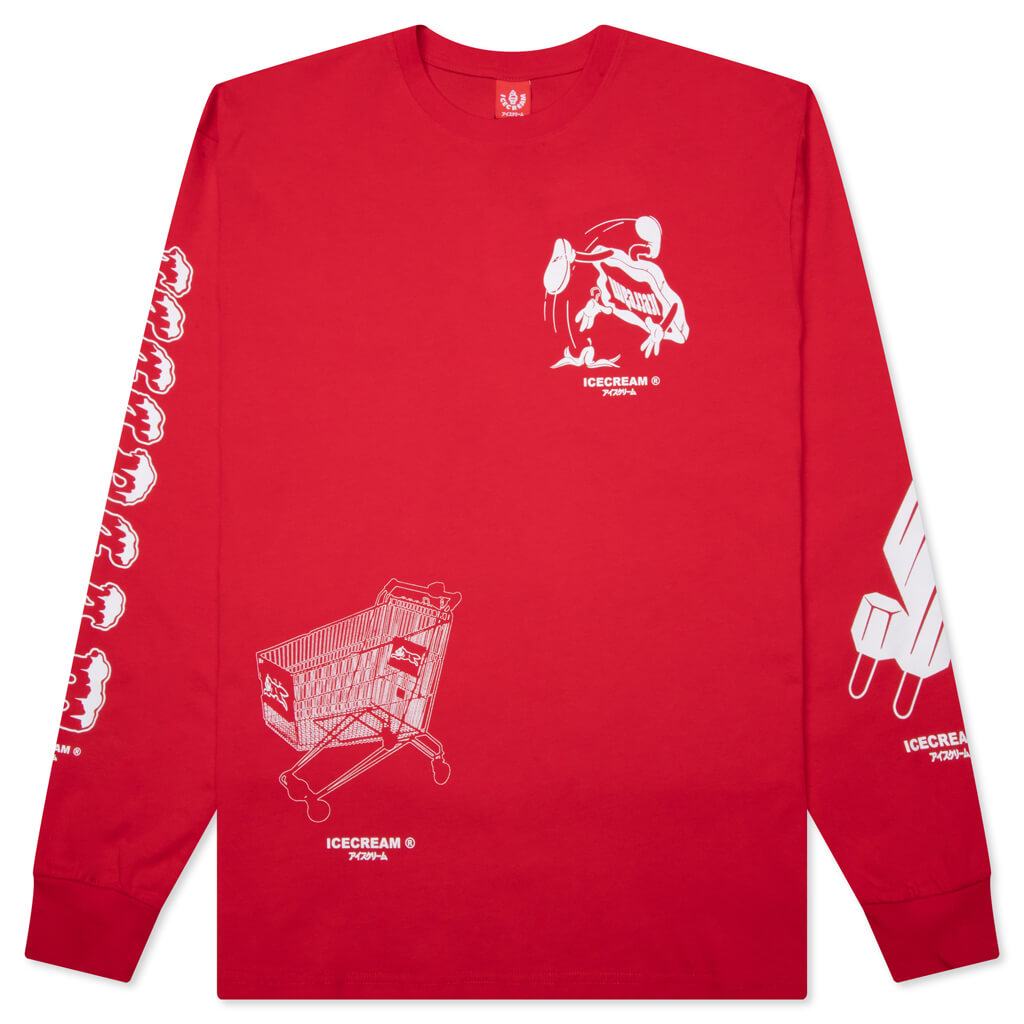 Loosie L/S Knit - True Red