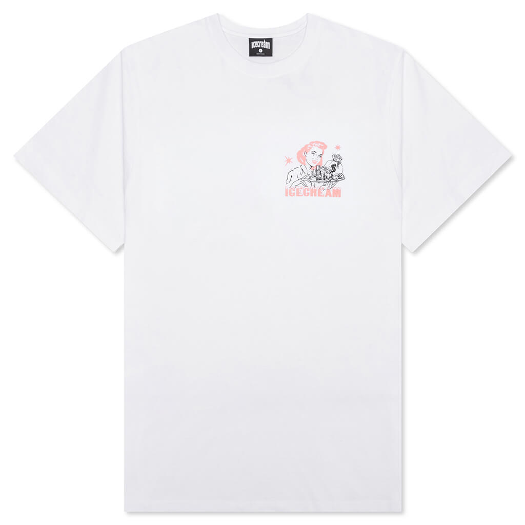 Money Bags S/S Tee - White