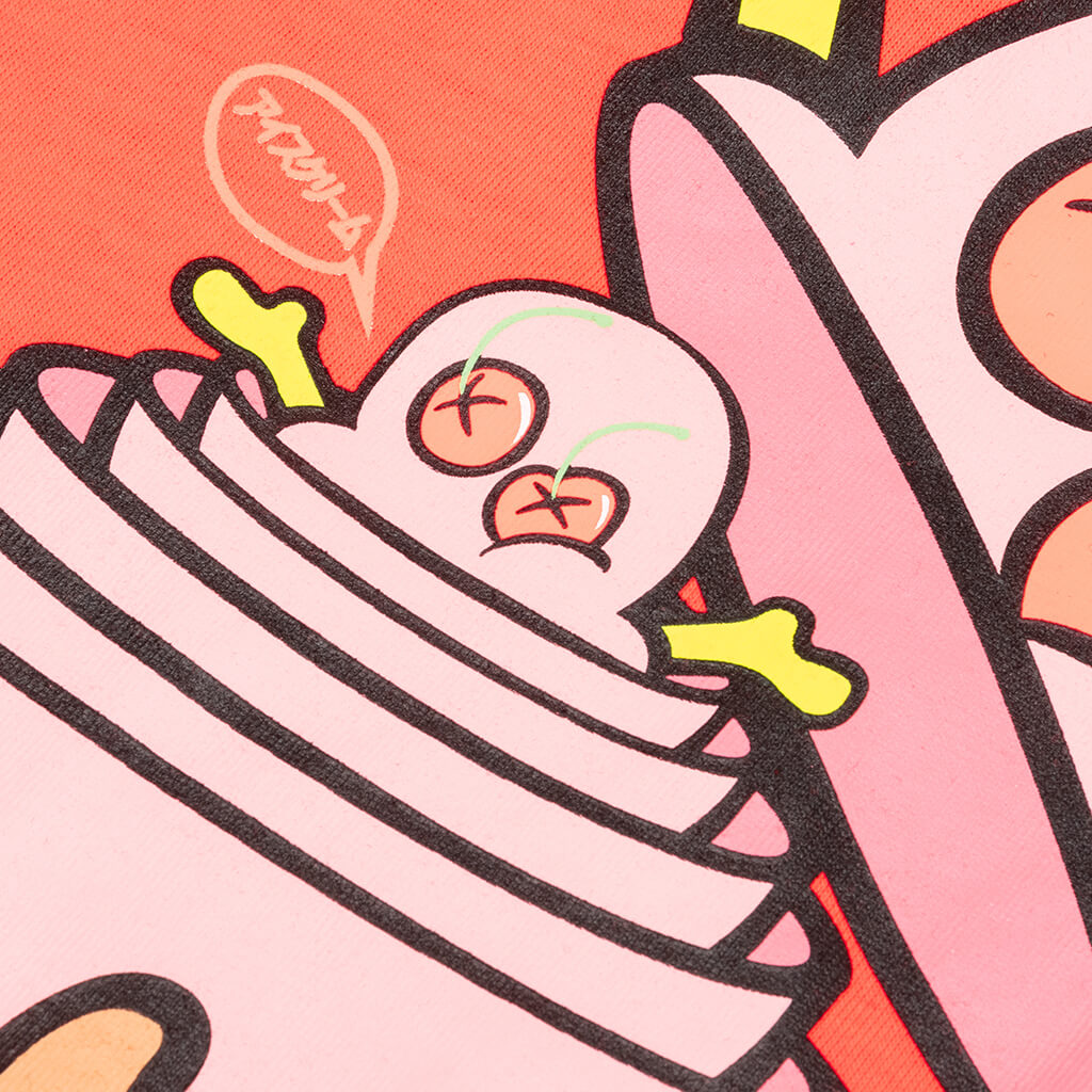 Nesting S/S Tee - Neon Red