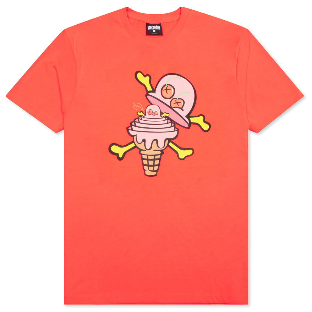 Nesting S/S Tee - Neon Red