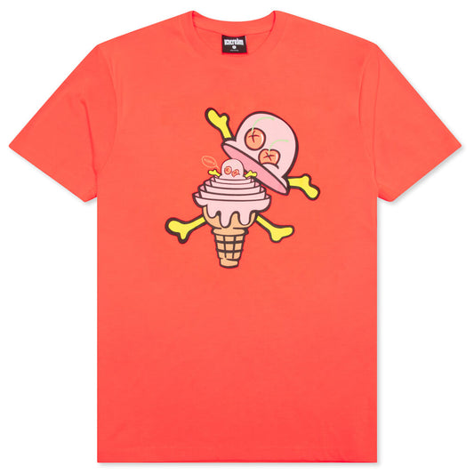 Nesting S/S Tee - Neon Red