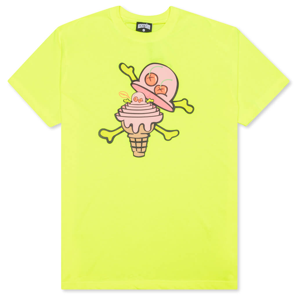 Nesting S/S Tee - Neon Yellow