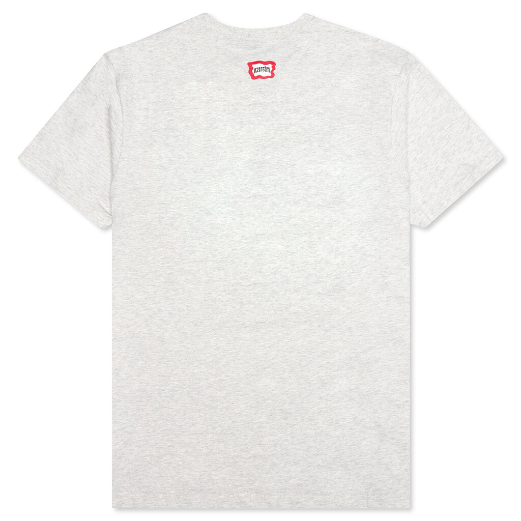 Origami S/S Tee - Light Heather Grey