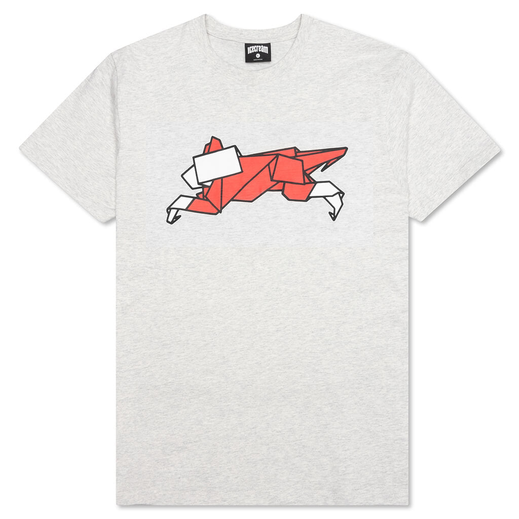Origami S/S Tee - Light Heather Grey