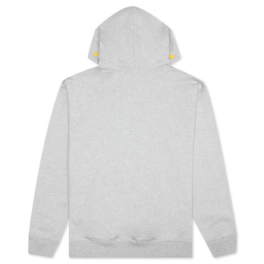 Overlap Hoodie - Light Heather Grey