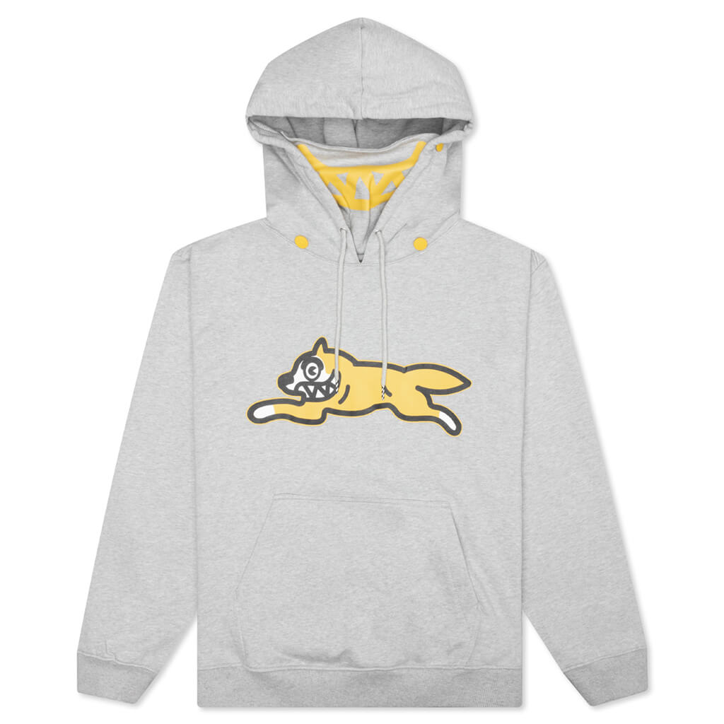 Overlap Hoodie - Light Heather Grey