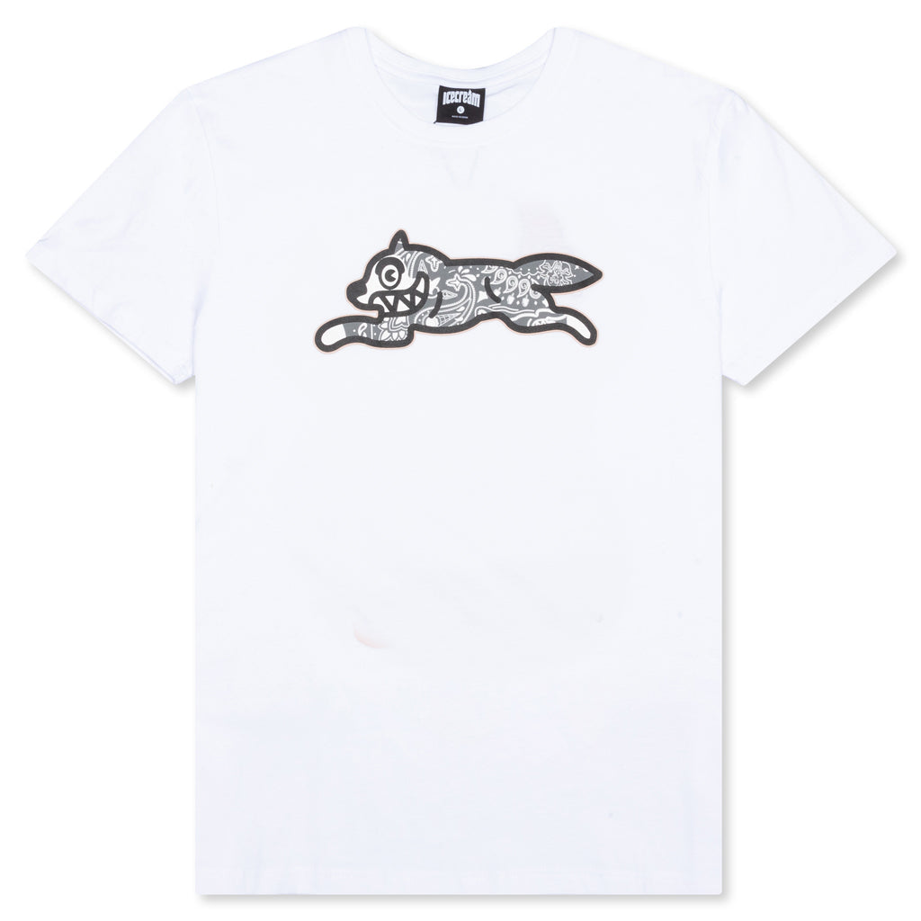 Paisley S/S Tee - White