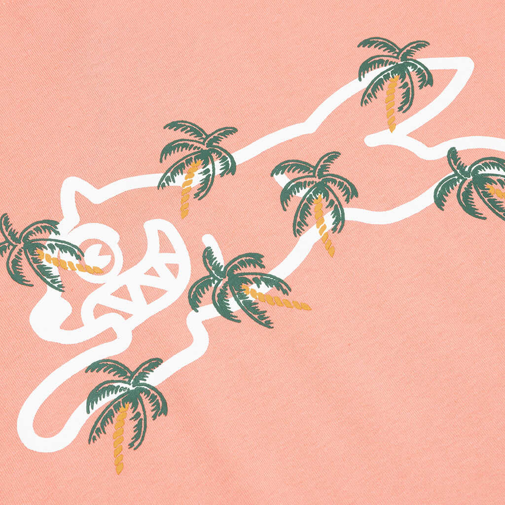 Palm S/S Tee - Candle Light Peach