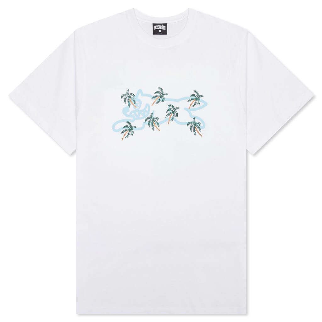 Palm S/S Tee - White