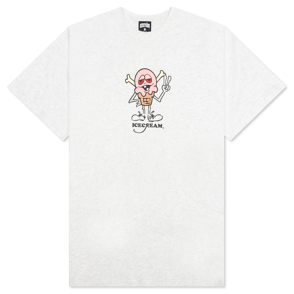 Peace S/S Tee - Light Heather Grey