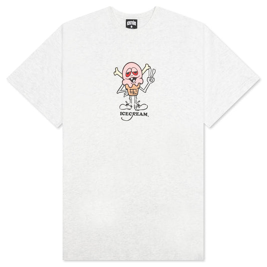 Peace S/S Tee - Light Heather Grey