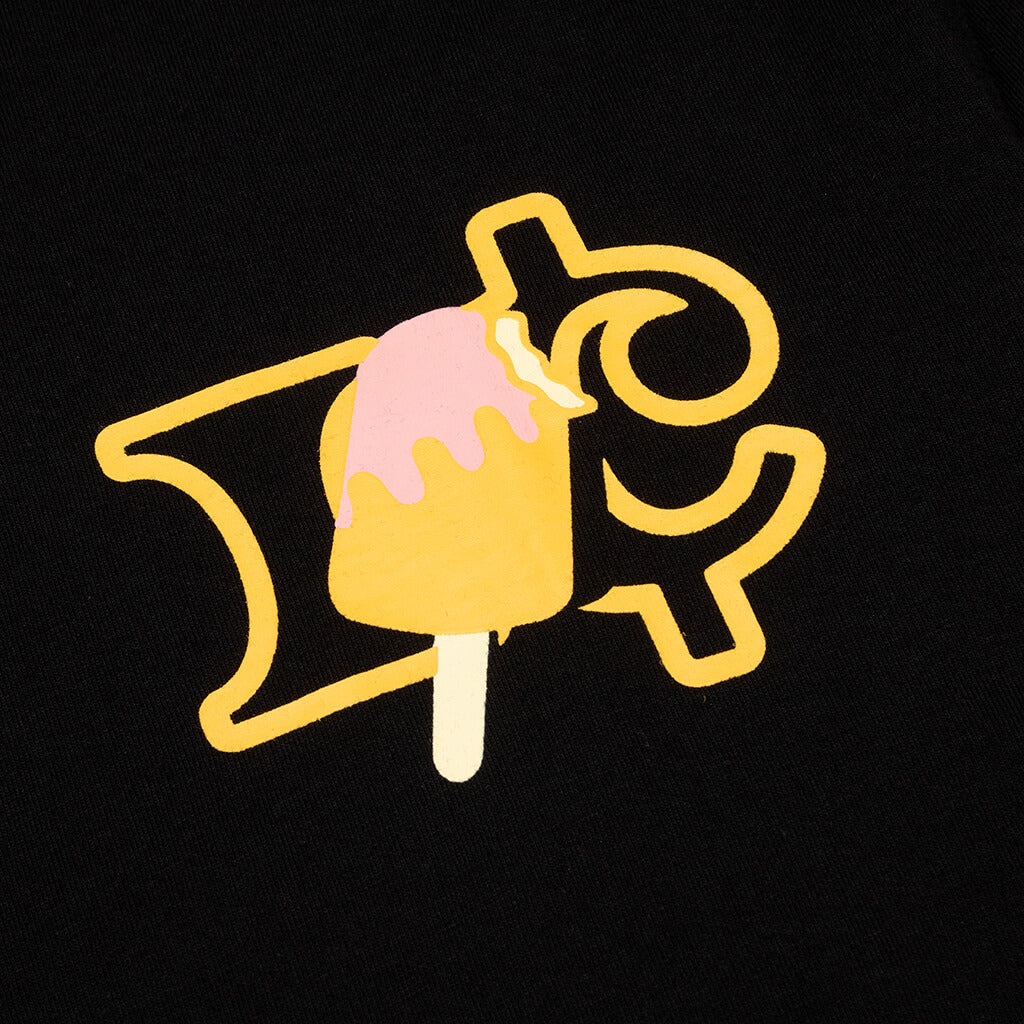 Peach L/S Knit - Black