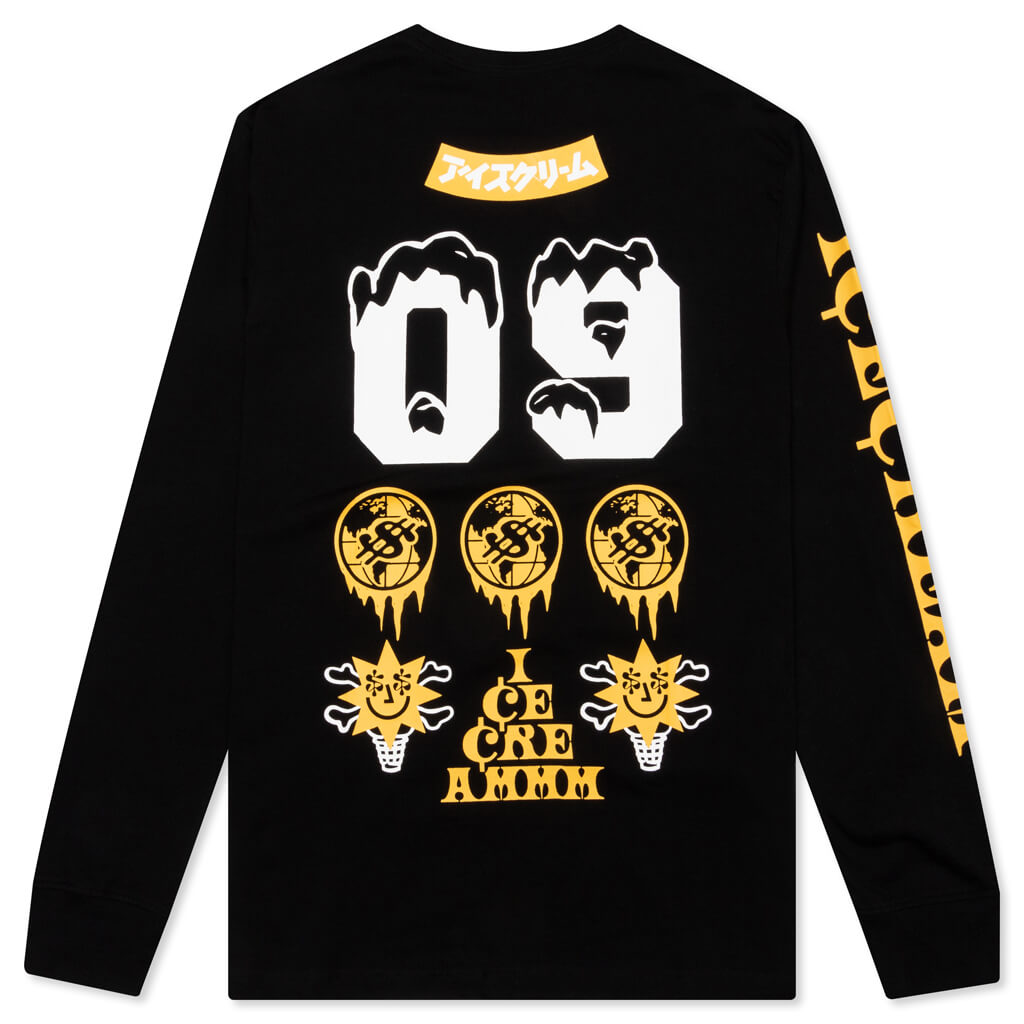 Peach L/S Knit - Black