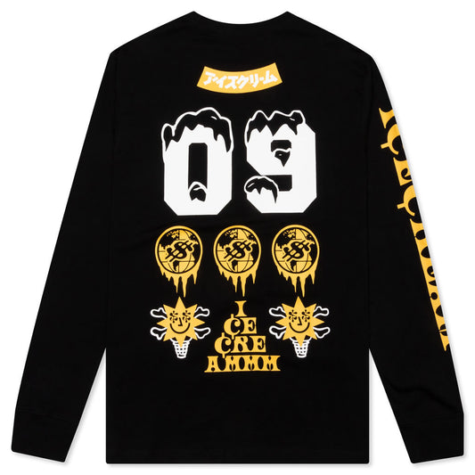 Peach L/S Knit - Black