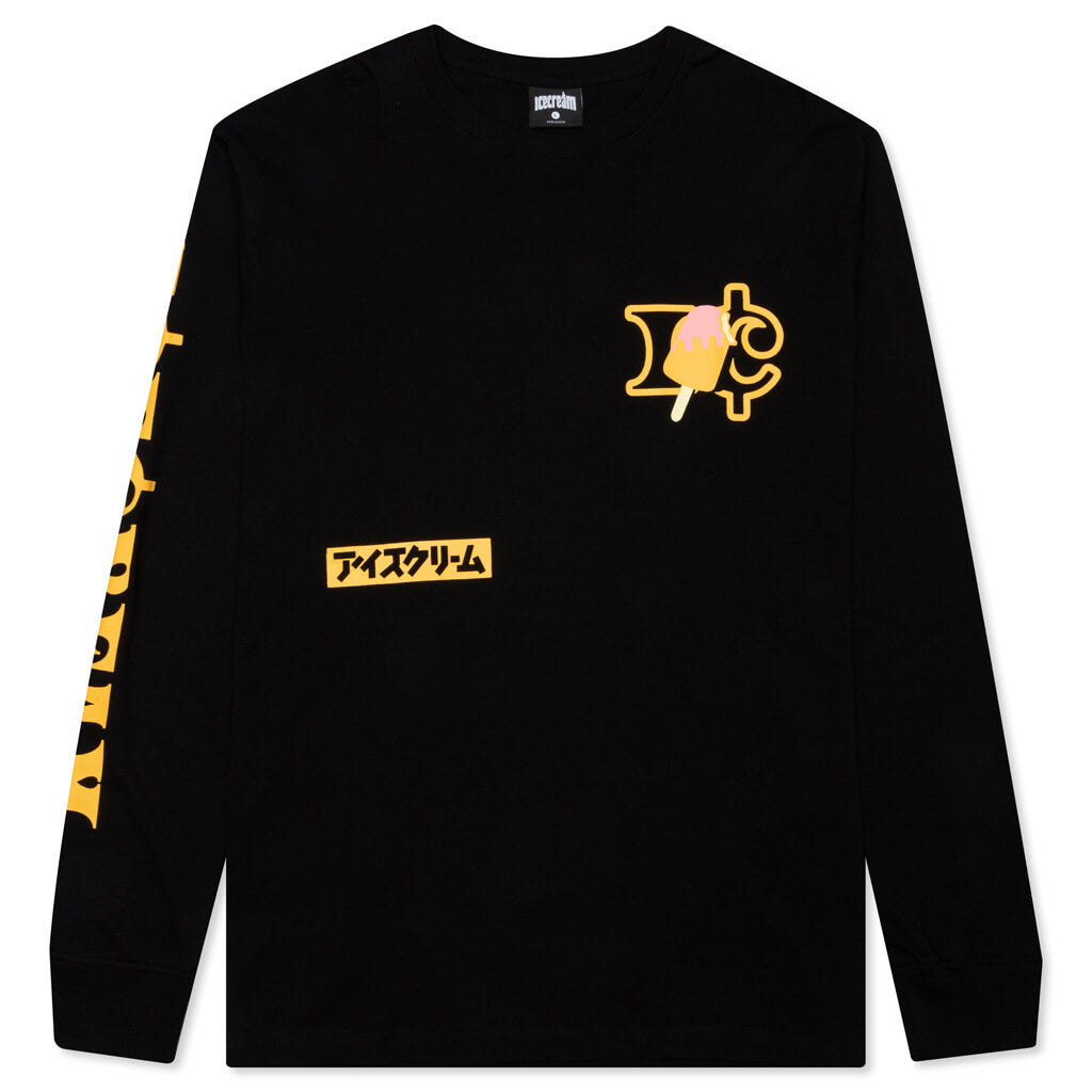 Peach L/S Knit - Black