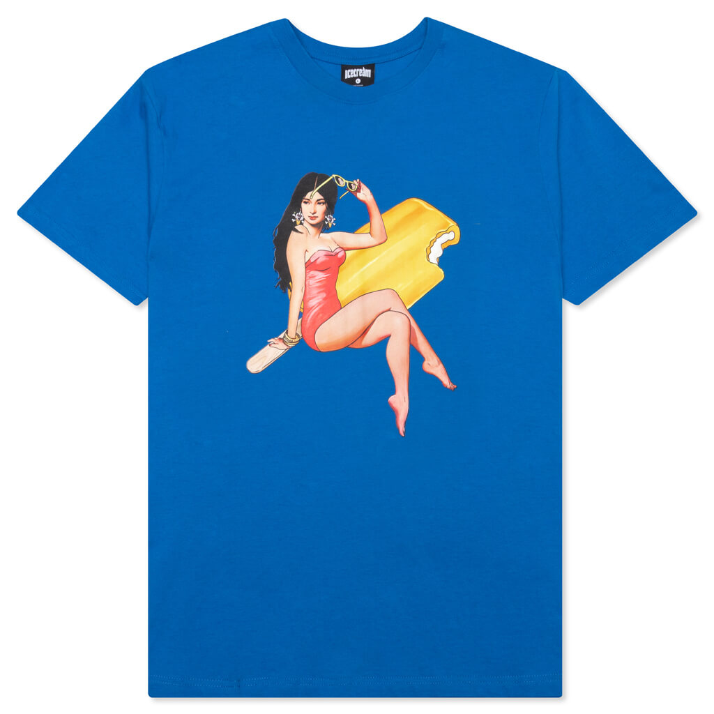 Pecan S/S Tee - Strong Blue