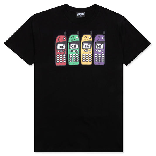 Phone S/S Tee - Black
