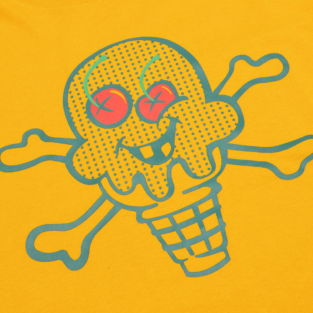 Polka S/S Tee - Golden Yellow