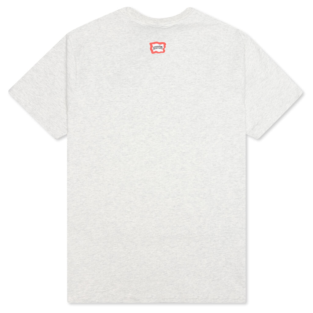 Polka S/S Tee - Light Heather Grey
