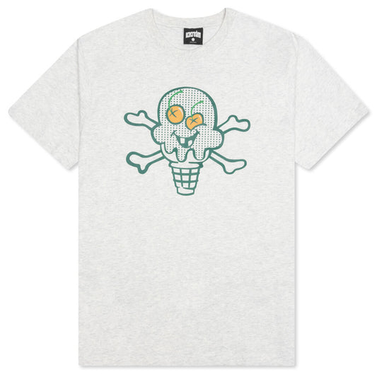 Polka S/S Tee - Light Heather Grey