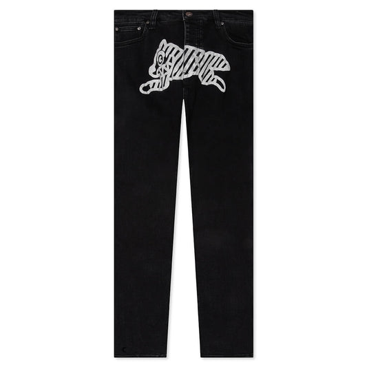 Reflective Jean - Black Jean