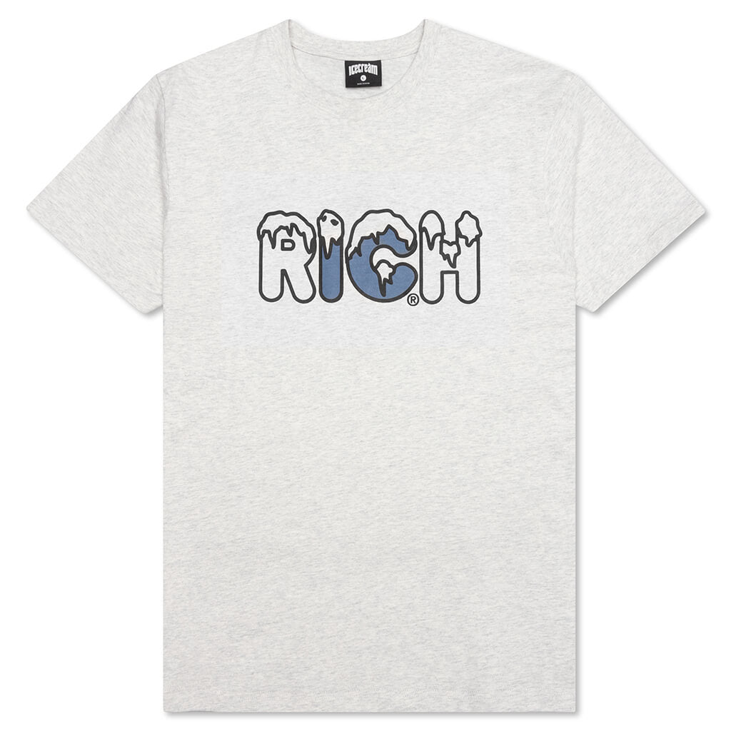 Rich S/S Tee - Light Heather Grey