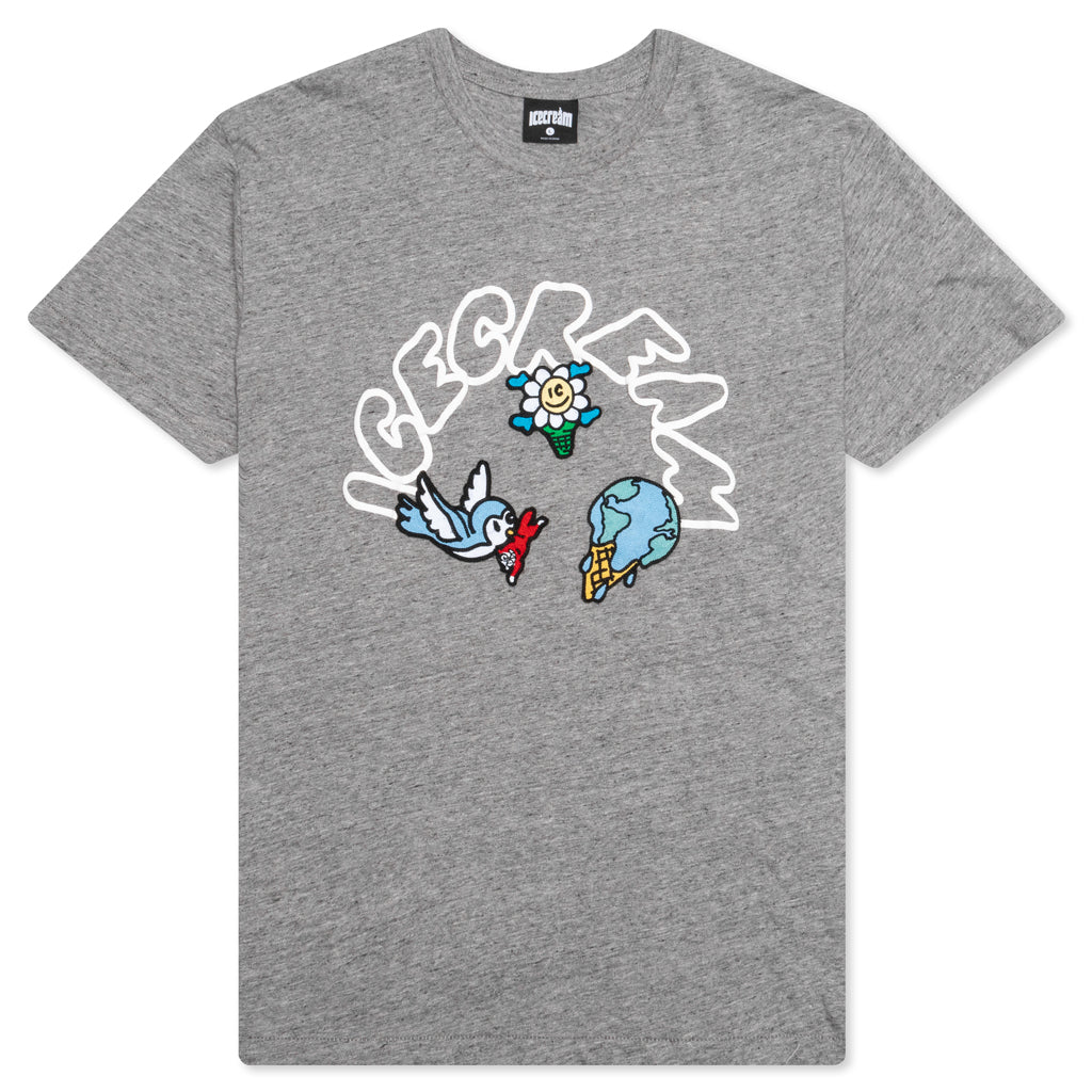 Rising S/S Knit - Heather Grey