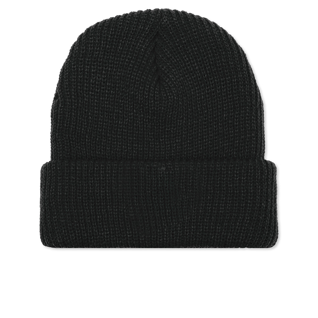 Rubber Knit Hat - Black