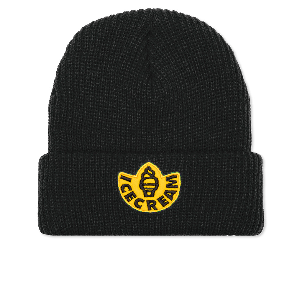 Rubber Knit Hat - Black
