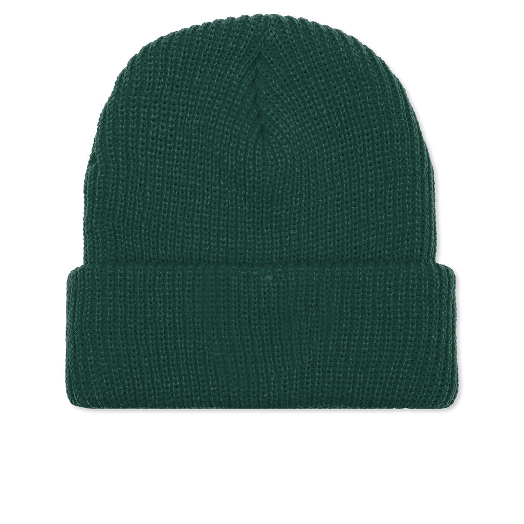 Rubber Knit Hat - Jungle Green