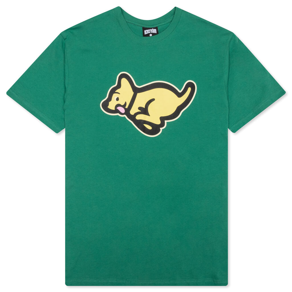 Run S/S Tee - Pine Green