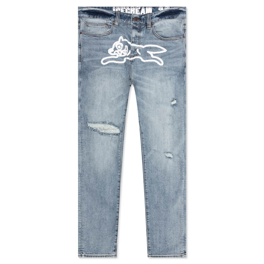 Running Dog Jean - Light Blue