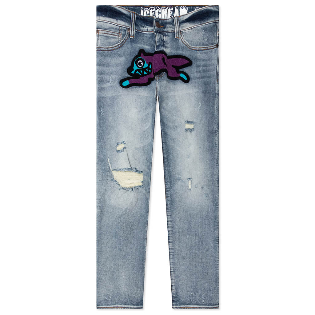 Running Dog Jean - Medium Blue Wash