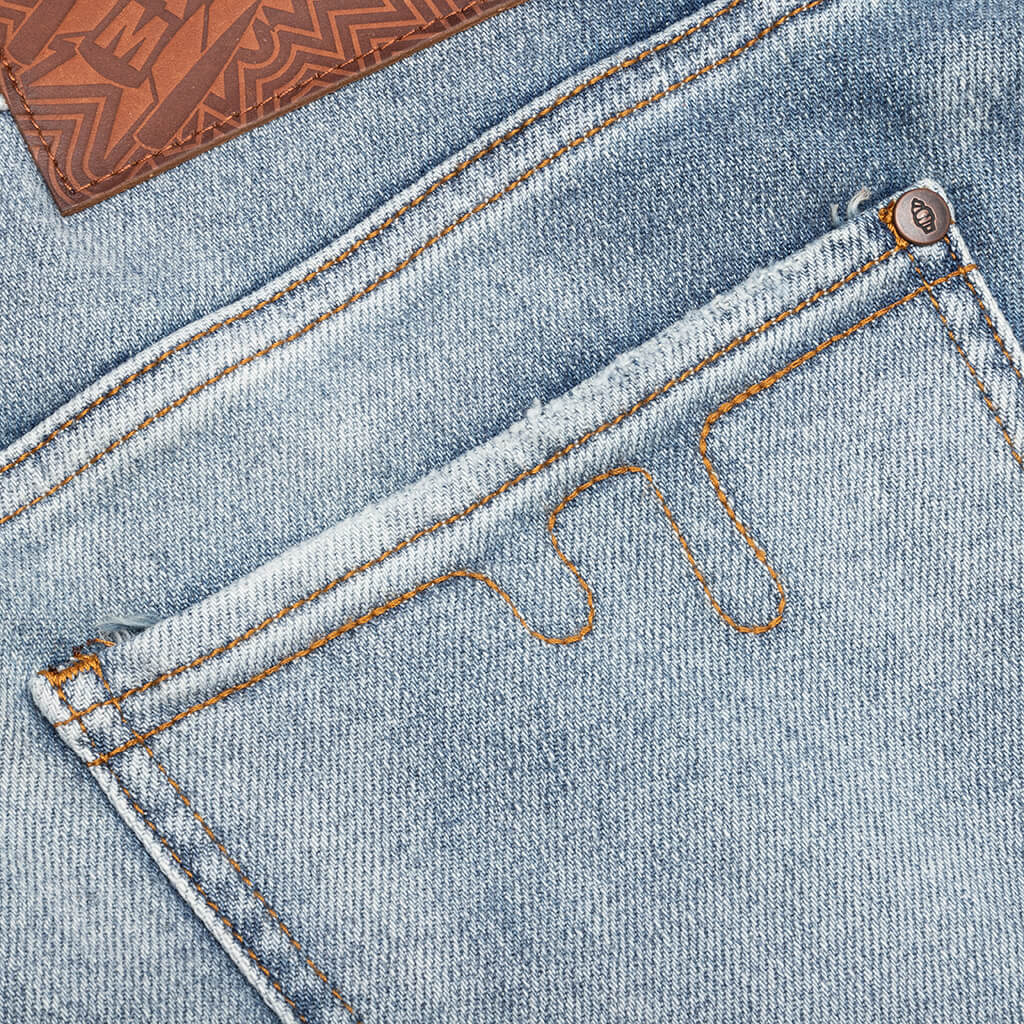 Running Dog Jean - Medium Blue Wash
