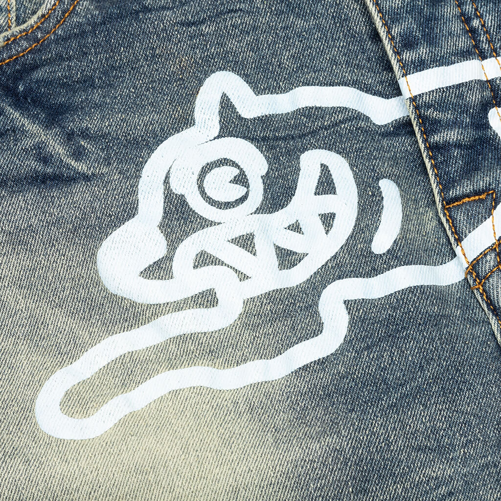 Running Dog Jean - Medium Wash Blue Jean