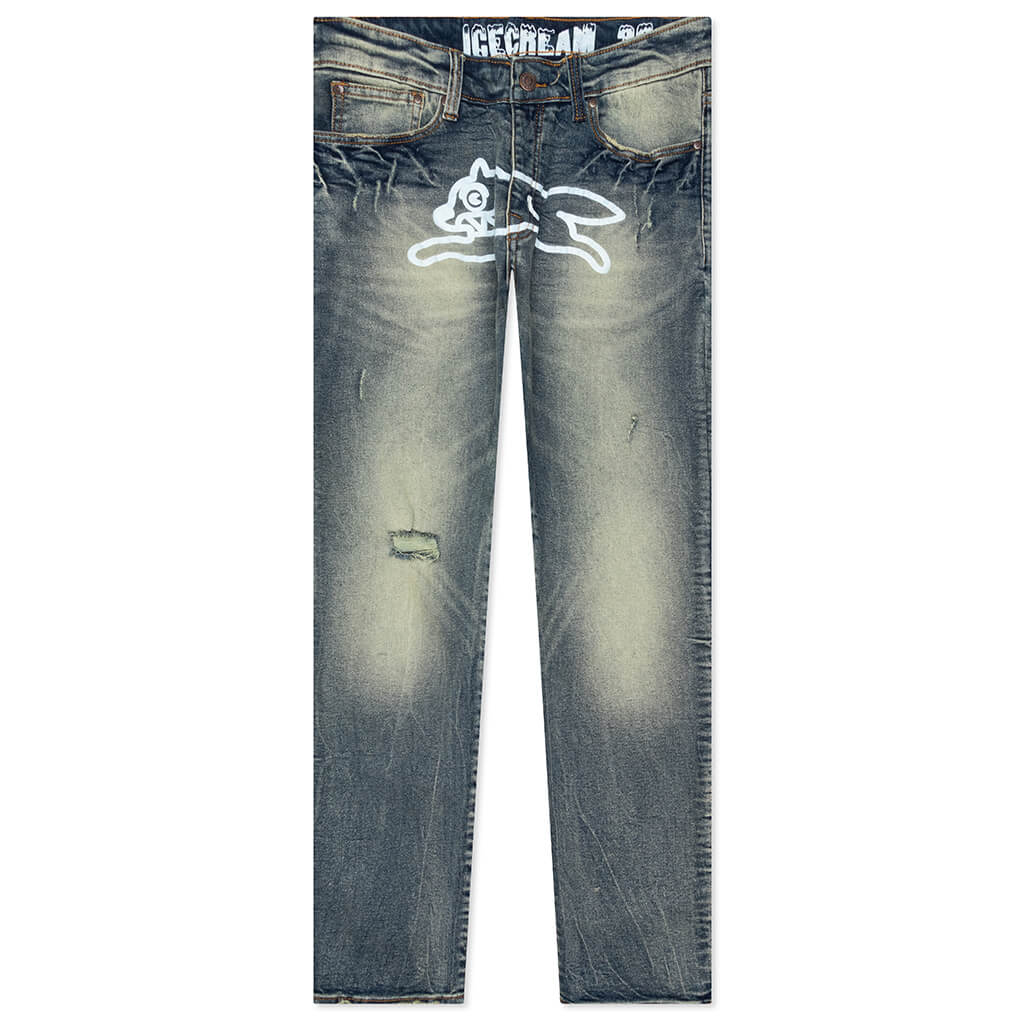 Running Dog Jean - Medium Wash Blue Jean