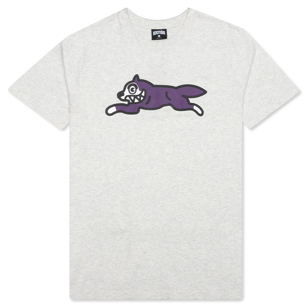 Running Dog S/S Tee - Light Heather Grey