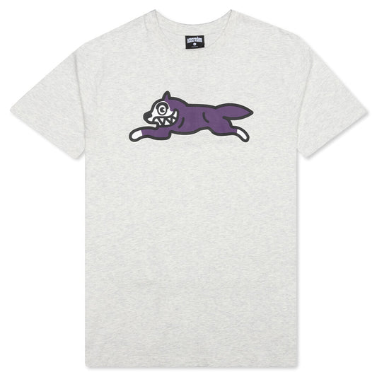 Running Dog S/S Tee - Light Heather Grey