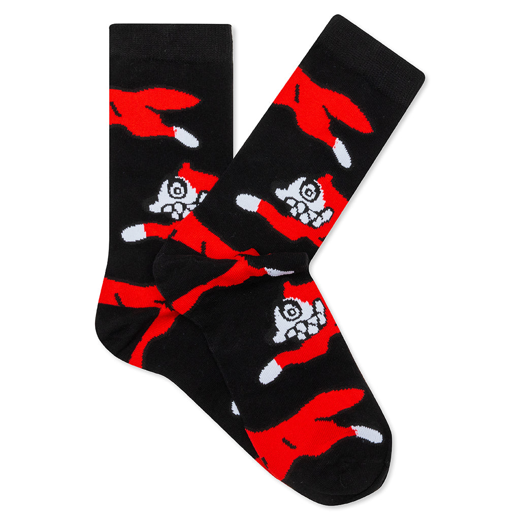 Running Dog Socks - Black